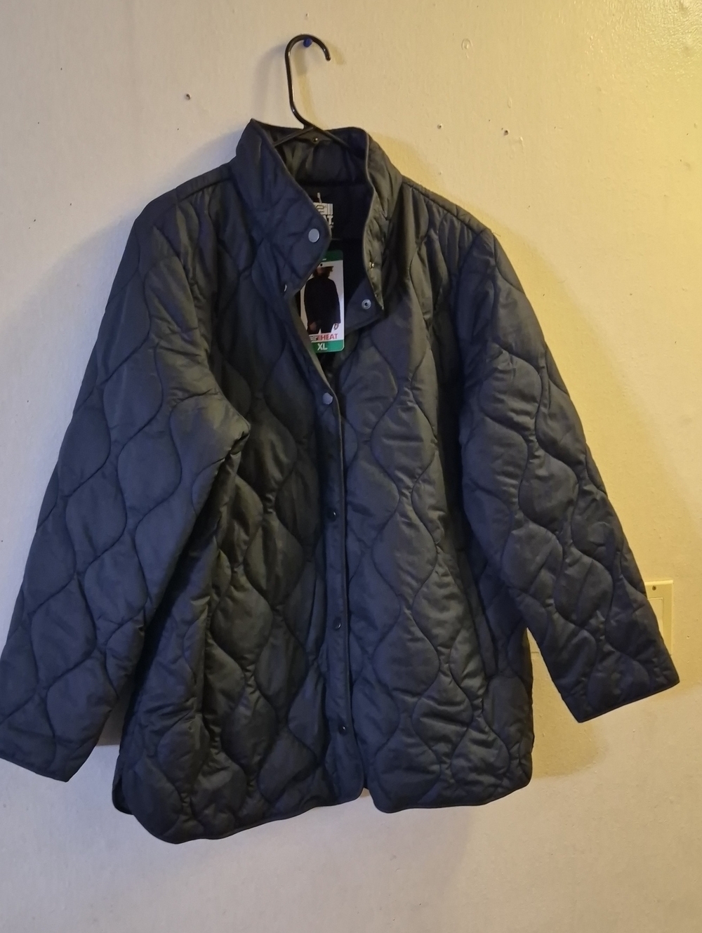 32 Degrees Ladies' Quilted Jacket Black